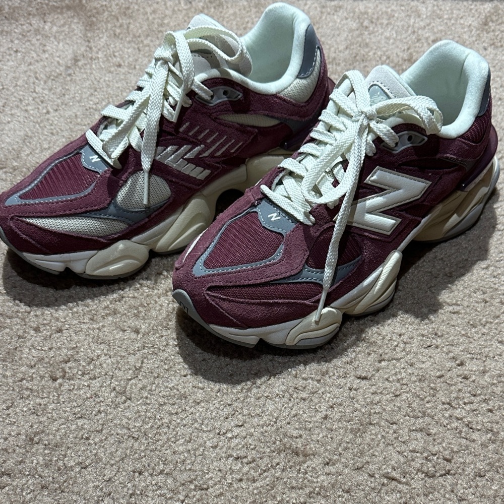 New Balance 9060 “Washed Burgundy” Sneakers